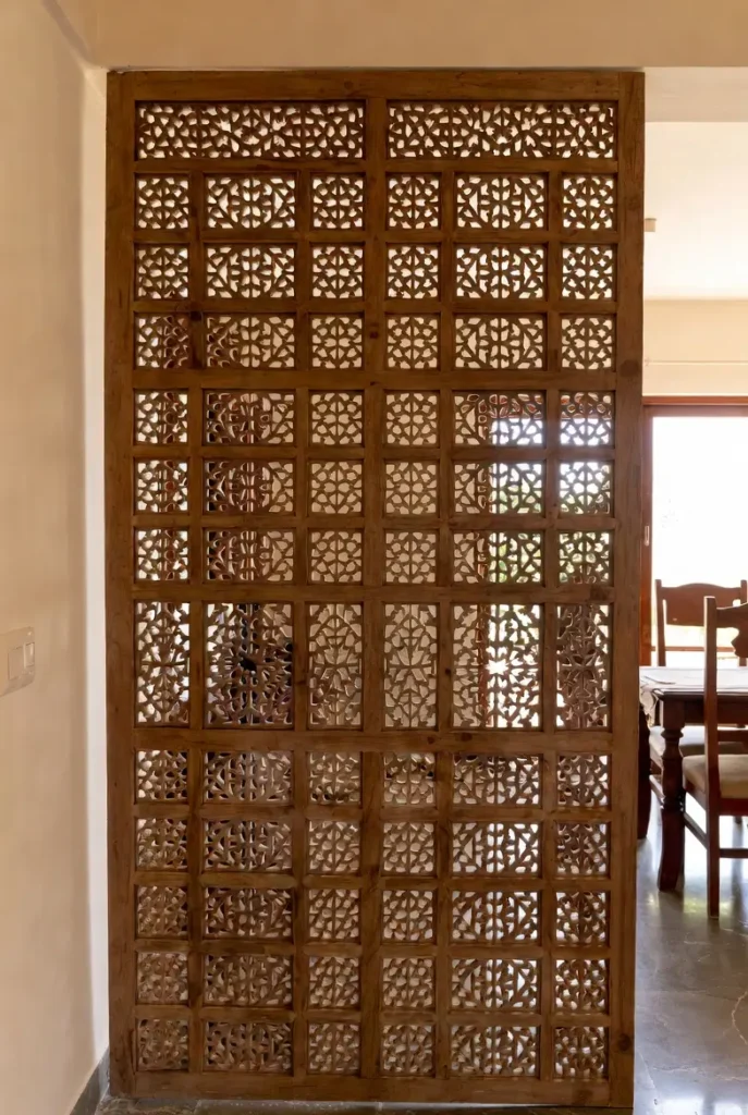 Wooden Jaali home decor 