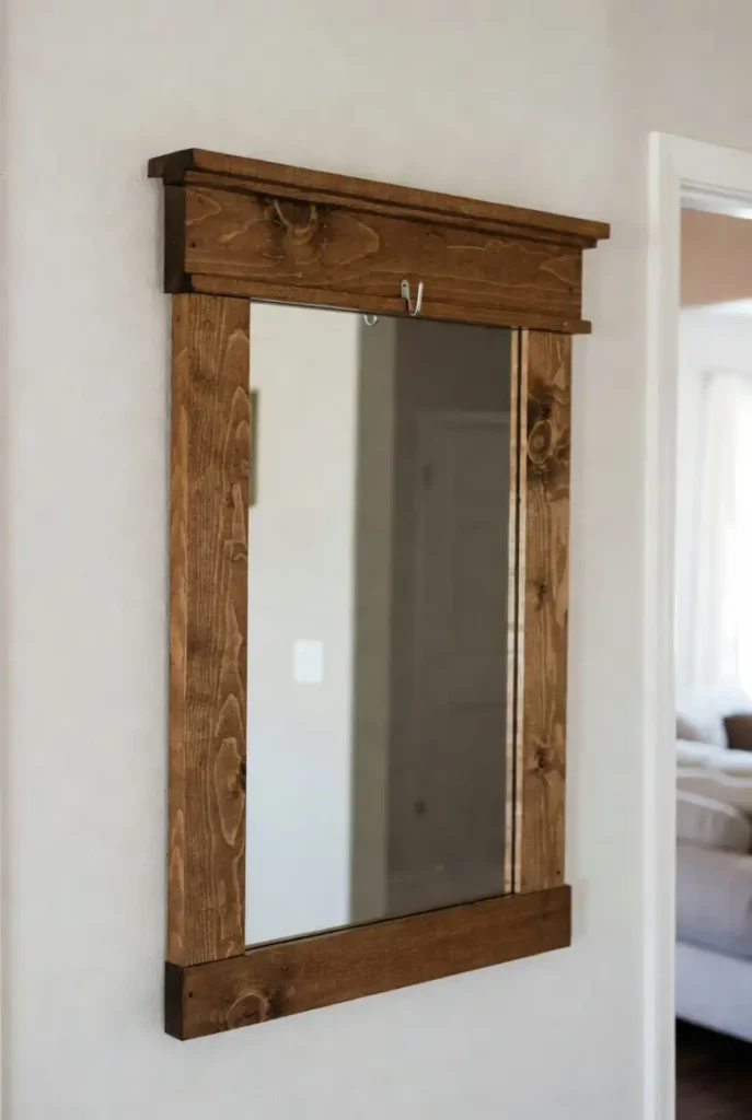 Wooden Mirror Frame home décor 