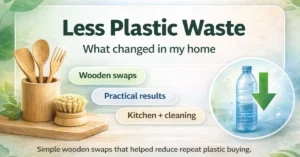 Plastic Waste in My Home Dropped After I Switched to Wooden Products
